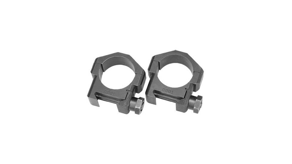 Badger Ordnance Picatinny Standard Height 30MM Scope Ring, Black, BO30608