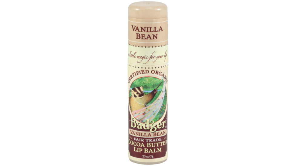 Badger Ordnance Vanilla Bean Cocoa Lip Balm 12597