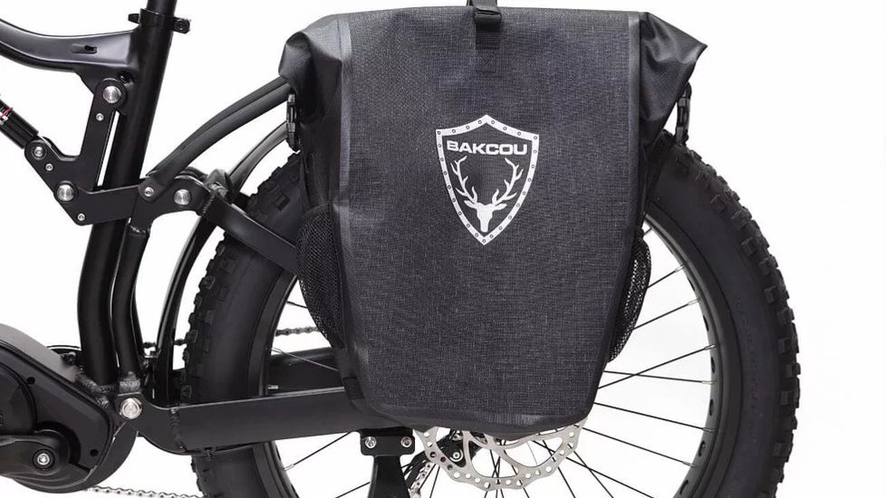 Bakcou Ebike Dual Use Pannier Bags, Black, Dual Use Pannier Bags