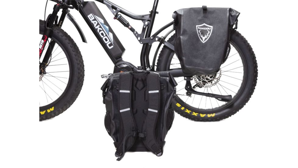 Bakcou Mule 1000w Electric Bicycles, Matte Black, M/L, Mule1.0BL