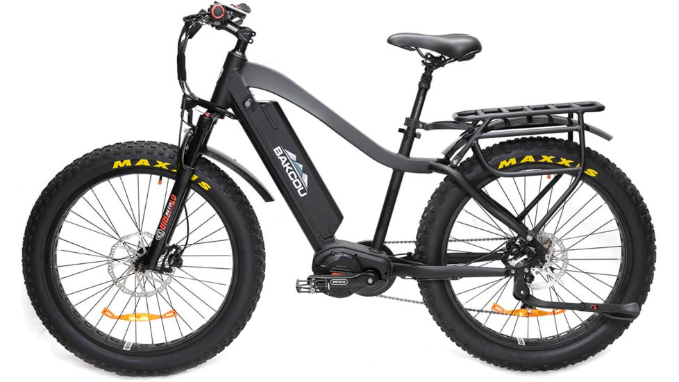 Bakcou Mule 1000w Electric Bicycles, Matte Black, M/L, Mule1.0BL