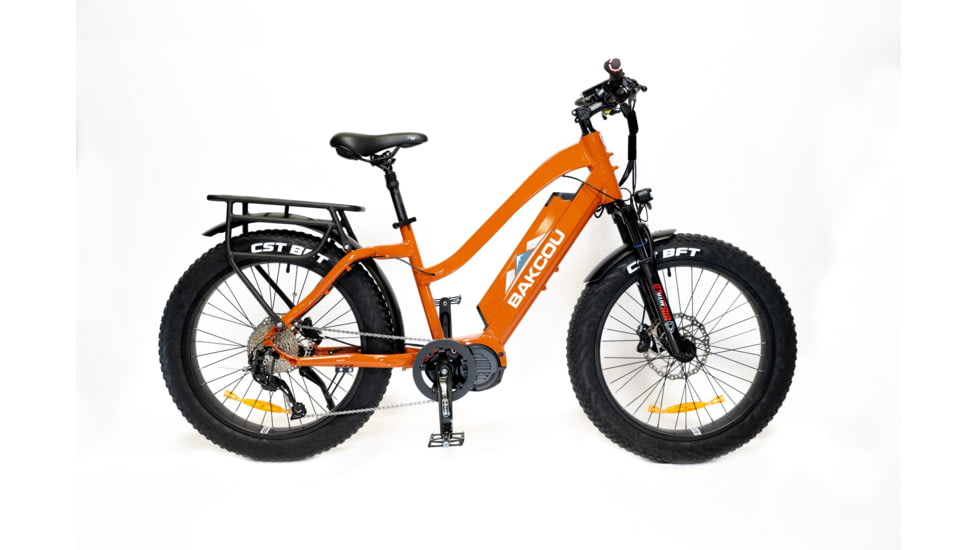 Bakcou Mule Step-Through 24in 19.2ah eBike, Gloss Burnt Orange, 9506343666398