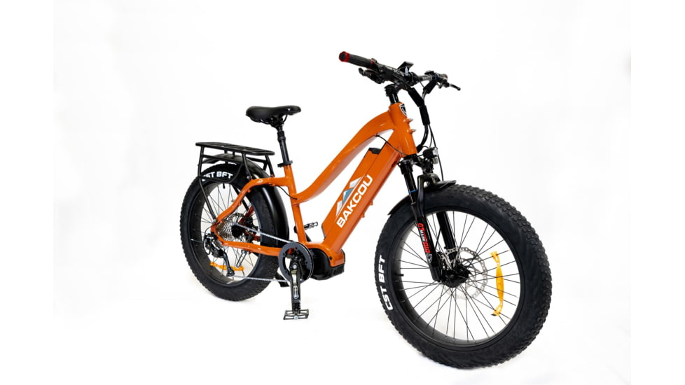 Bakcou Mule Step-Through 24in 19.2ah eBike, Gloss Burnt Orange, 9506343666398