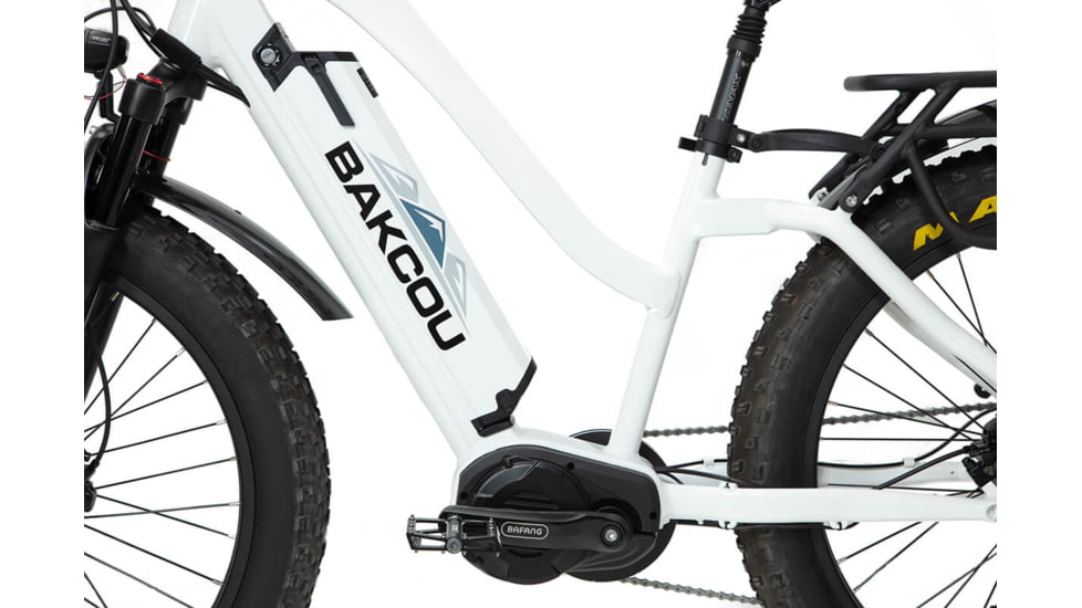 Bakcou Mule Step-Through 24in 19.2ah eBike, Gloss White, 9508735729674