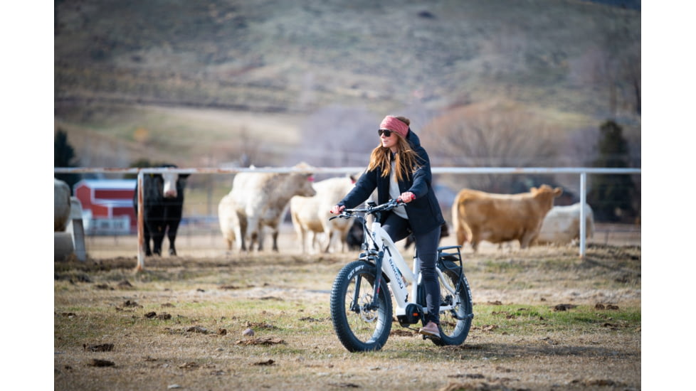 Bakcou Mule Step-Through 24in 19.2ah eBike, Gloss White, 9508735729674