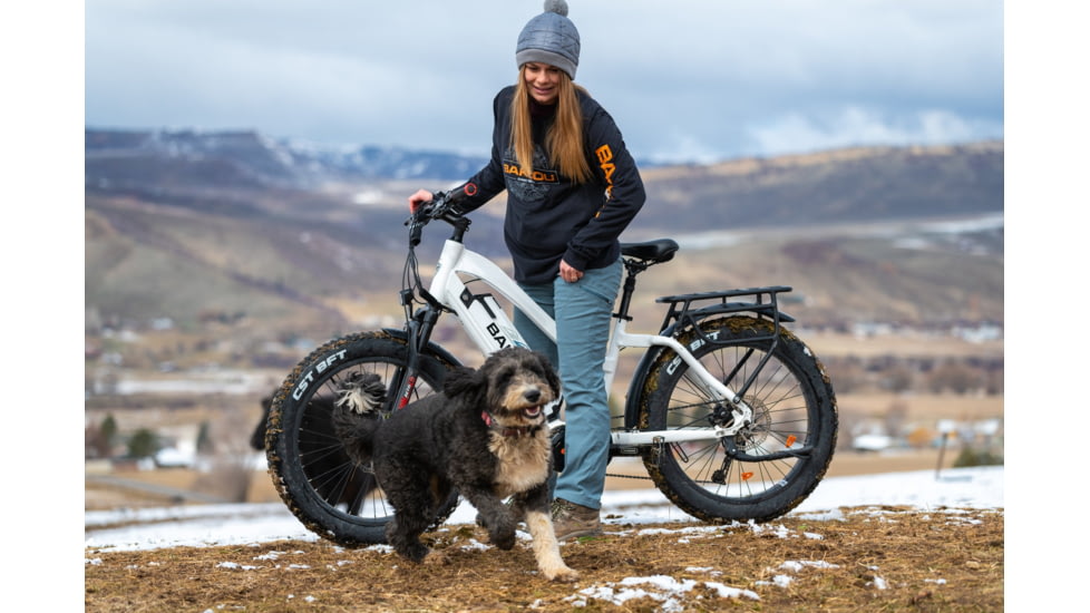 Bakcou Mule Step-Through 24in 19.2ah eBike, Gloss White, 9508735729674