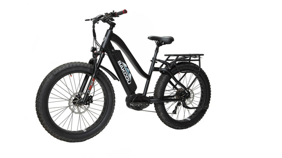 Bakcou Mule Step-Through 24in 19.2ah eBike, Matte Black, 9503169178654