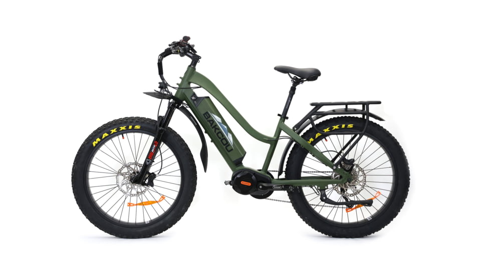 Bakcou Mule Step-Through 26in 25ah eBike, Matte Army Green, 9503118246540