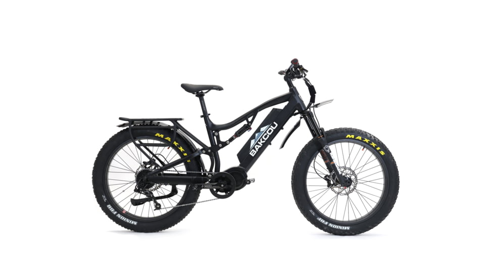 Bakcou Storm 19in Frame 19.2ah eBike, Matte Black, 9509286882375