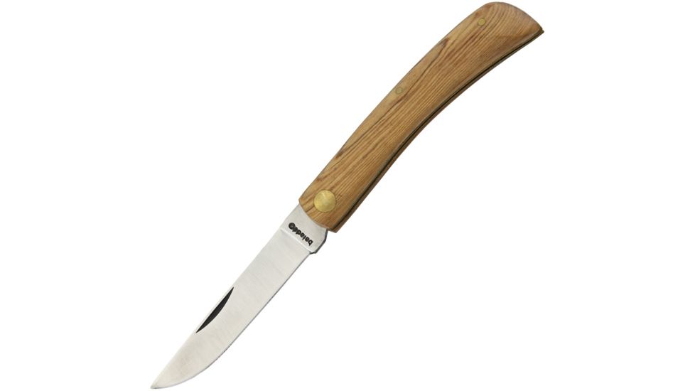Baladeo Terroir Folder Folding Knife,3.25in,Stainless Steel,Standard Edge,Brown,Olive Wood Handle BALECO152