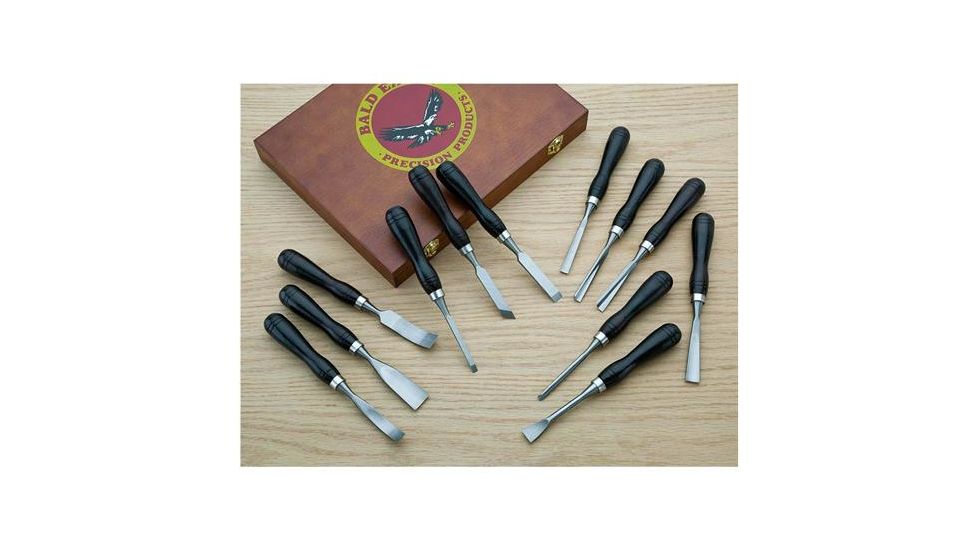 Bald Eagle 12 Pc. Gunstock Carving Chisel Set BE1038