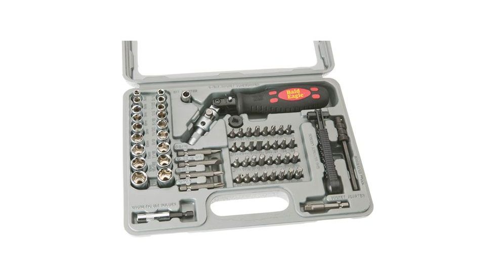 Bald Eagle 61 Pc. Ratchet Screwdriver Bit and Socket Set BE1022