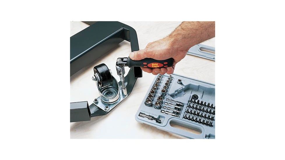 Bald Eagle 61 Pc. Ratchet Screwdriver Bit and Socket Set BE1022