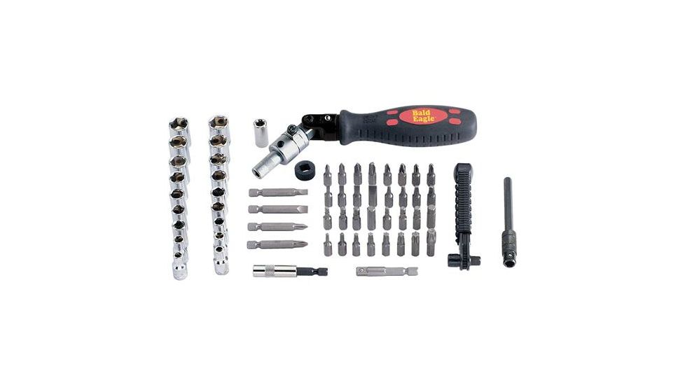 Bald Eagle 61 Pc. Ratchet Screwdriver Bit and Socket Set BE1022
