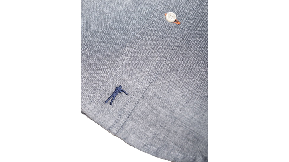 Ball and Buck Sportsmans Short Sleeve Shirt - Mens, Chambray, 2XL, 211100401-XXL