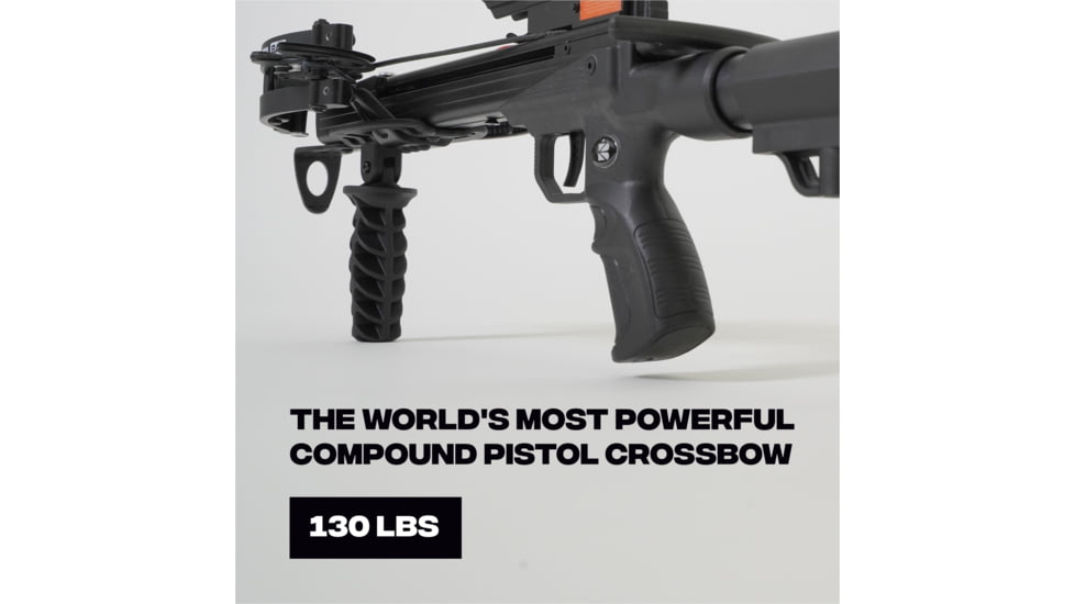 Ballista BAT Crossbow w/Triangle Buttstock 130 lb. 330fps, Black, BAL-CB-01-TS