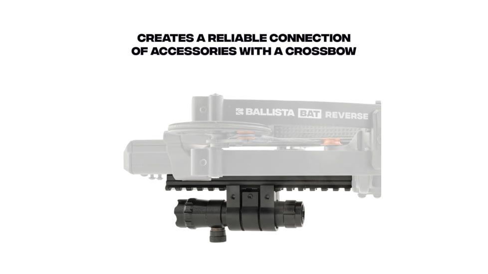 Ballista BAT Reverse Bottom Picatinny Rail V2, Aluminum, BAL-AC-18