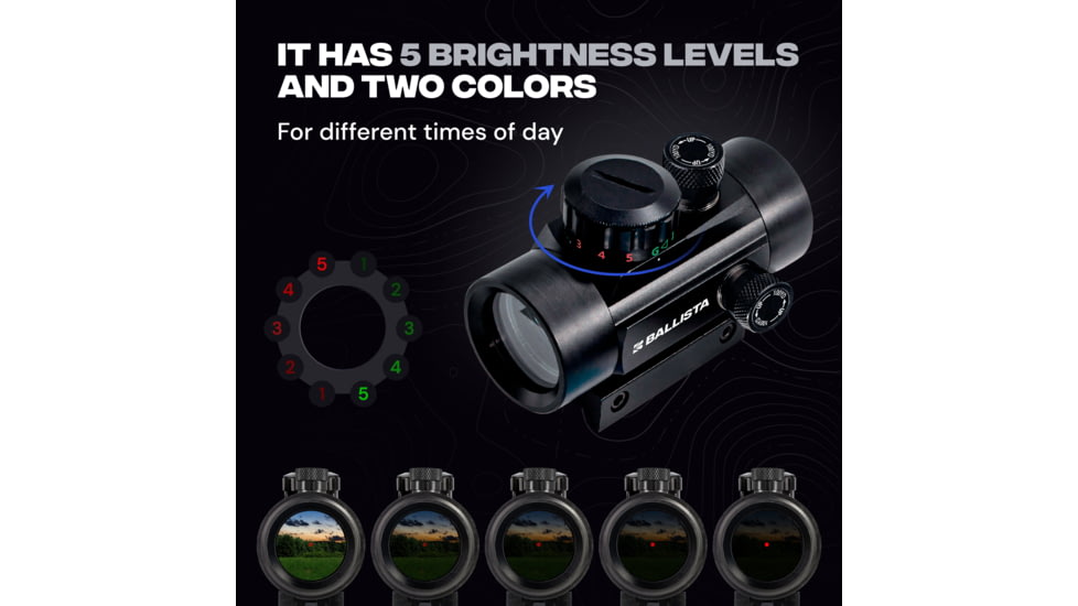 Ballista Reflex Red Dot Sight, 1x30mm, BAL-DS-03