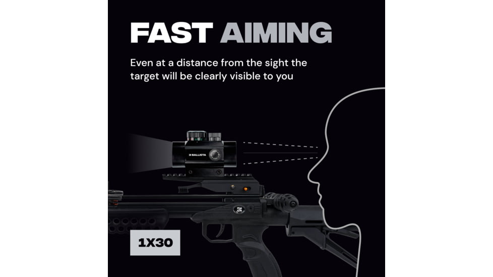 Ballista Reflex Red Dot Sight, 1x30mm, BAL-DS-03