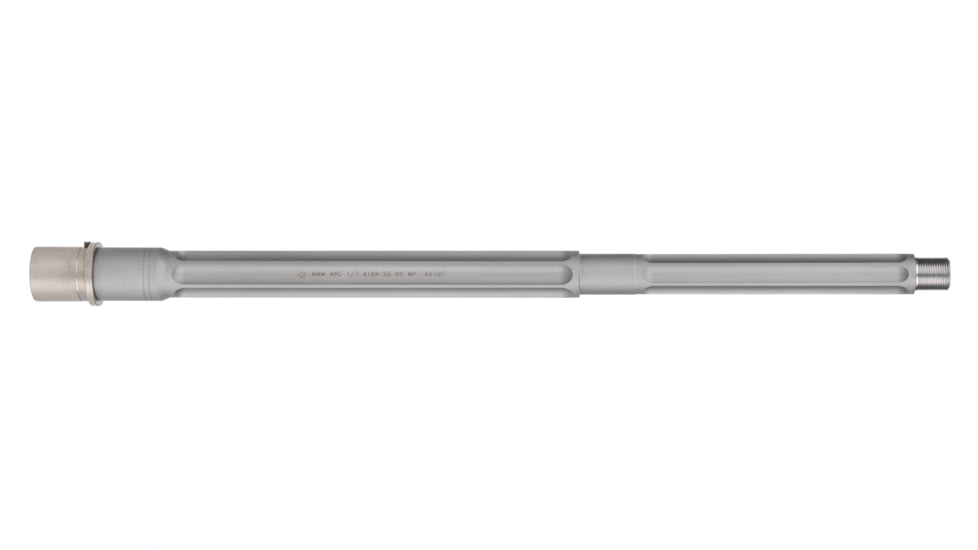 Ballistic Advantage 6mm ARC Fluted Threaded Barrel, 16in, SPR, Mid Length, 1-7, Stainless Steel, BABL6MM001PL