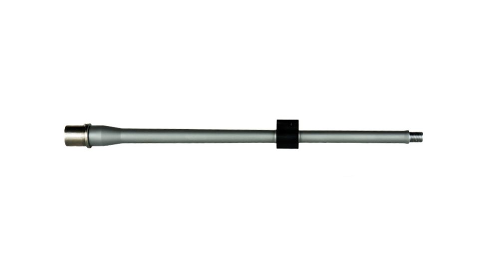 Ballistic Advantage Premium Series Rifle Barrel, AR-15, .223 Wylde, 16 in Hanson Barrel, .625 in, Mid Length, 1/2x28, Bead Blasted, Gray, BABL223025P