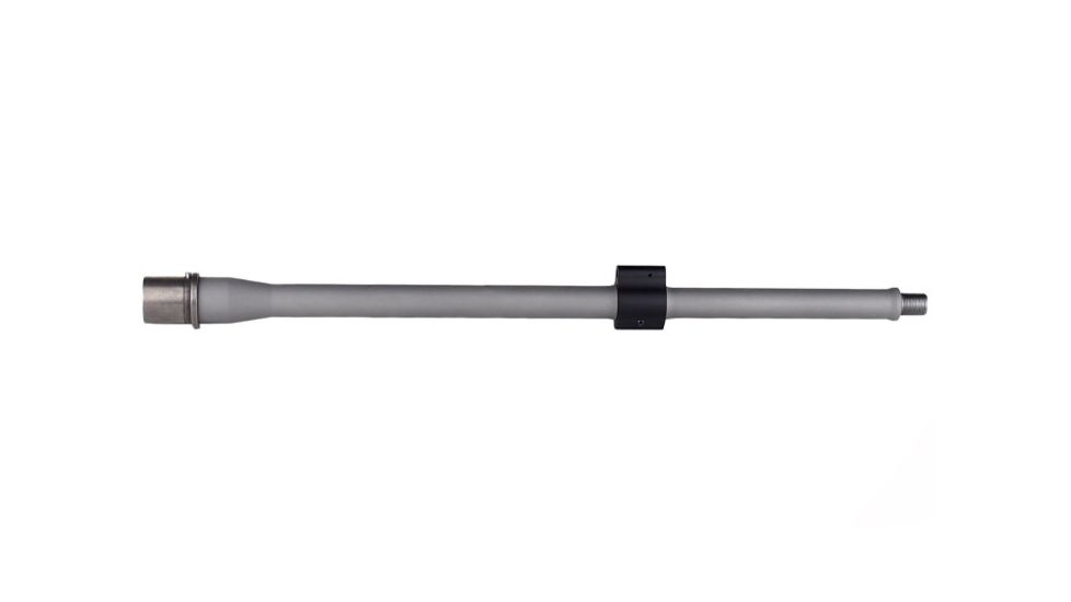 Ballistic Advantage Premium Series Rifle Barrel, AR-15, .223 Wylde, 16 in Hanson Barrel, .750 in, Mid Length, 1/2x28, Bead Blasted, Gray, BABL223013P