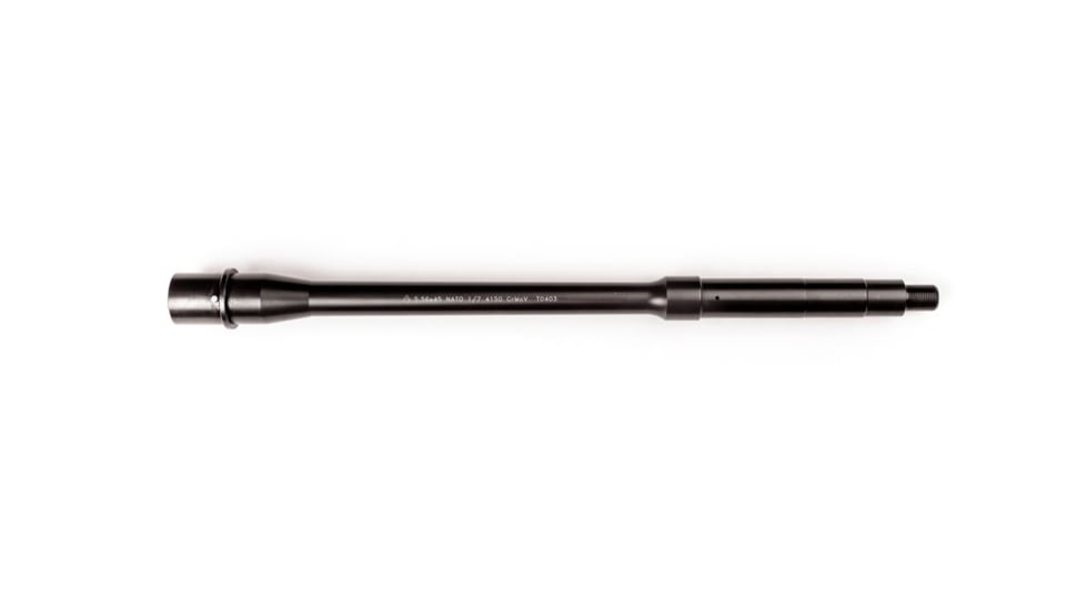 Ballistic Advantage Modern Barrel, AR-15, 5.56, 13.7in, Government Contour, 1/7 Twist, 1/2x28 Thread, QPQ Corrosion Resistant, Black, BABL556033M