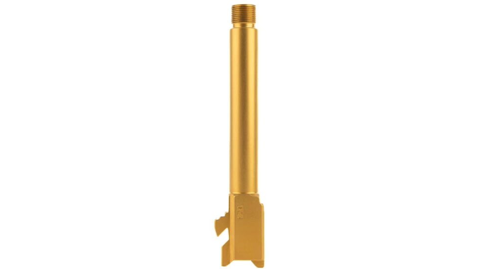 Ballistic Advantage Pistol - Barrel - Threaded, Glock 17 Gen 5, 9mm Luger, 1-10 Twist, 1/2x28 TPI, 416R Stainless Steel, PVD, Non-Flued, Gold, BAPSG175T1G