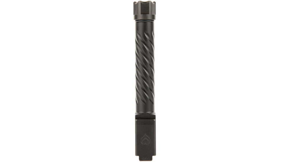 Ballistic Advantage Pistol - Barrel - Threaded, Glock 19 Gen 3-5, 9mm Luger, 1-10 Twist, 1/2x28 TPI, 416R Stainless Steel, QPQ, Spiral Fluting, Black, BAPSG195T3Q