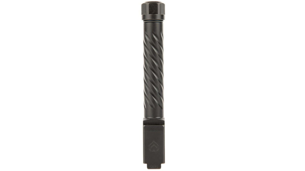 Ballistic Advantage Pistol - Barrel - Threaded, Glock 19 Gen 3-5, 9mm Luger, 1-10 Twist, 1/2x28 TPI, 416R Stainless Steel, QPQ, Spiral Fluting, Black, BAPSG195T3Q