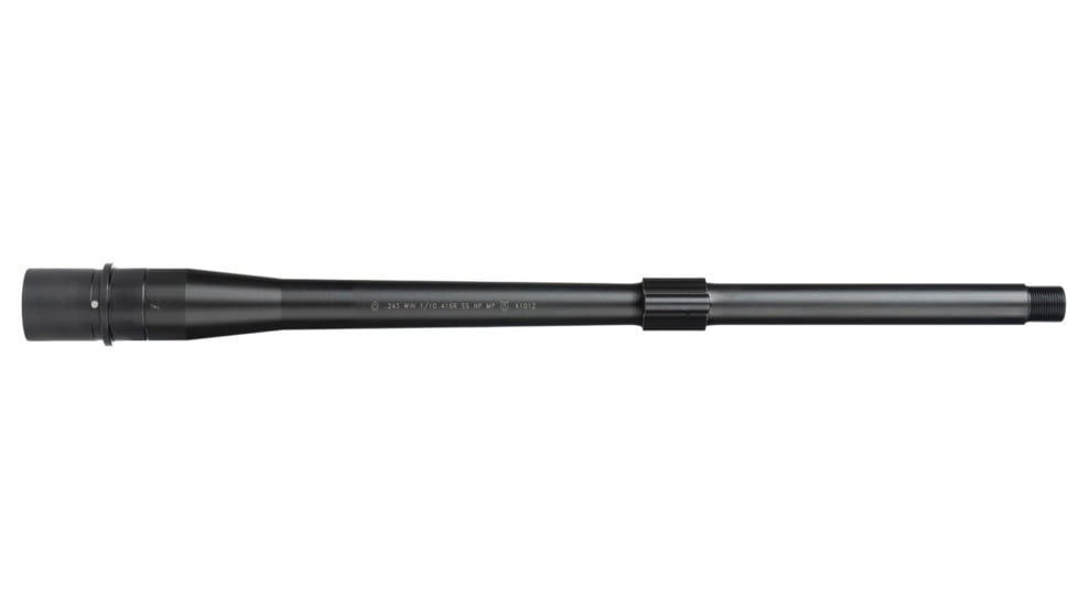 Ballistic Advantage Premium AR-10 .243 Winchester Rifle Barrel, 16in, Hanson, Mid Length, 1-10 Twist, 35oz, Black, BABL243006PQ