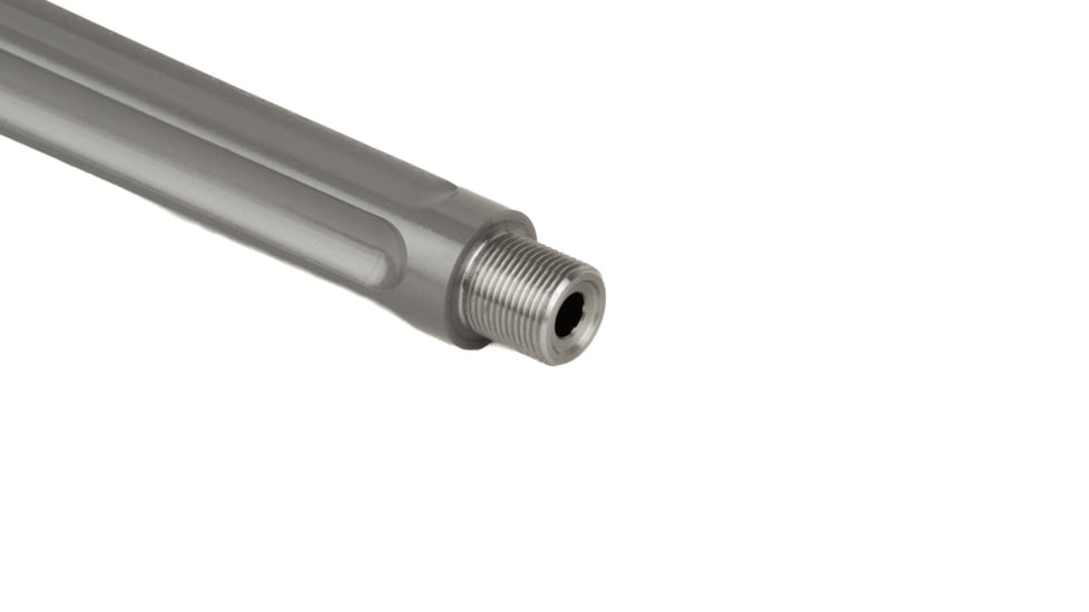Ballistic Advantage Premium Series Charger Standard .22 Long Rifle Threaded Rifle Barrel, 10 inch, Straight Fluted, 1-16 Twist, Fluted Bead Blasted, Stainless Steel, BATN22ST10PL