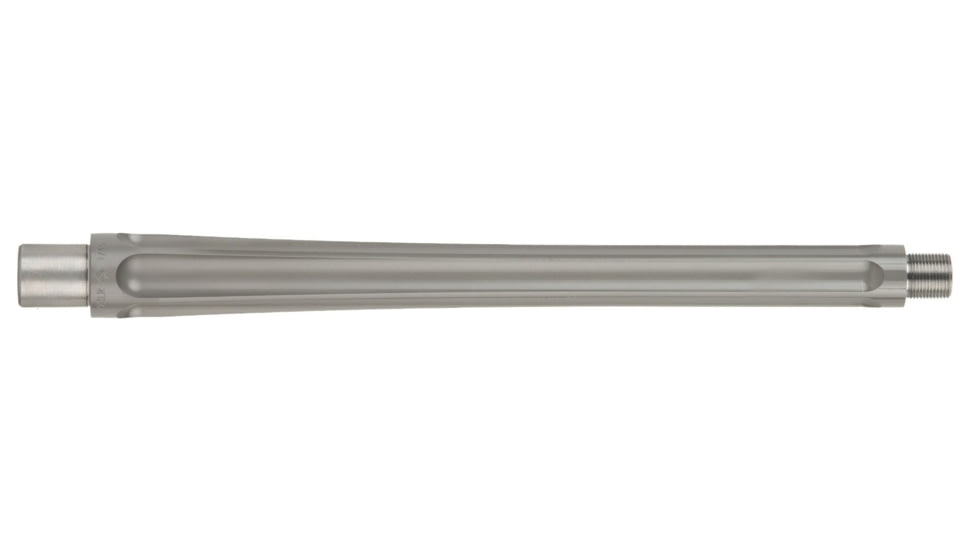 Ballistic Advantage Premium Series Charger Standard .22 Long Rifle Threaded Rifle Barrel, 10 inch, Straight Fluted, 1-16 Twist, Fluted Bead Blasted, Stainless Steel, BATN22ST10PL