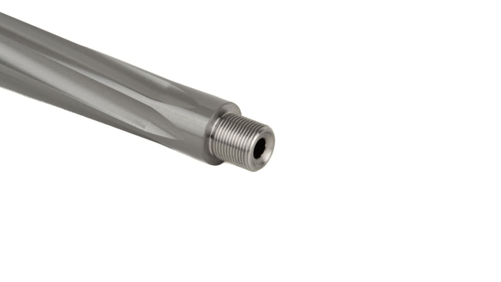Ballistic Advantage Premium Series Charger Standard .22 Long Rifle Threaded Rifle Barrel, 8 inch, Spiral Fluted, 1-16 Twist, Fluted Bead Blasted, Stainless Steel, BATN22ST08P3