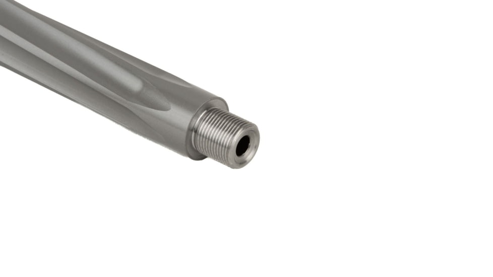 Ballistic Advantage Premium Series Charger Takedown .22 Long Rifle Threaded Rifle Barrel, 10 inch, Spiral Fluted, 1-16 Twist, Fluted Bead Blasted, Stainless Steel, BATN22TT10P3