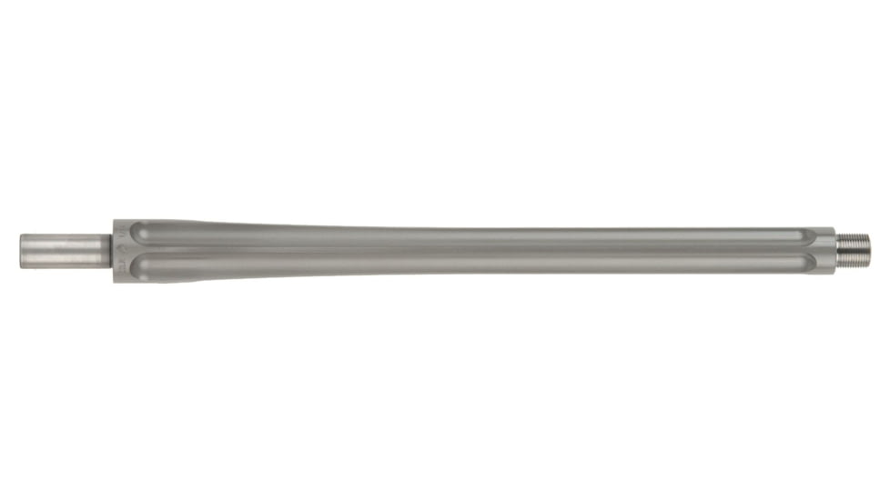 Ballistic Advantage Premium Series Charger Takedown .22 Long Rifle Threaded Rifle Barrel, 12 inch, Straight Fluted, 1-16 Twist, Fluted Bead Blasted, Stainless Steel, BATN22TT12PL