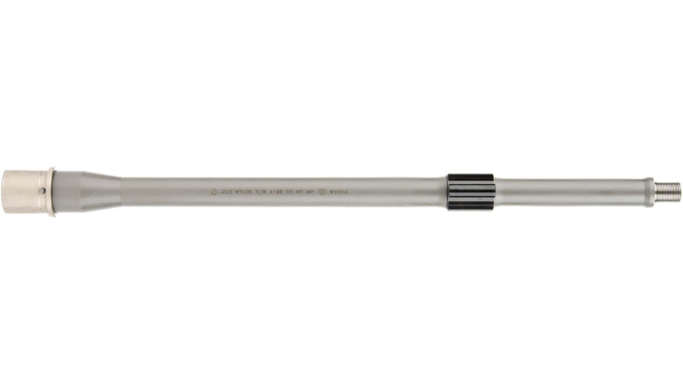 Ballistic Advantage Premium Series Rifle Barrel, AR-15, .223 Wylde, 14.5 in Hanson Barrel, .750 in, Mid Length, 1/2x28, Bead Blasted, Gray, BABL223008P