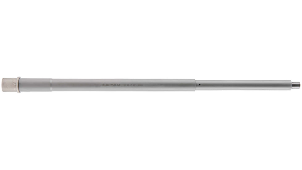 Ballistic Advantage Premium Series Rifle Barrel, AR-15, .223 Wylde, 20 in DMR Barrel, .750 in, Rifle Length, 1/2x28, Bead Blasted, Gray, BABL223022P