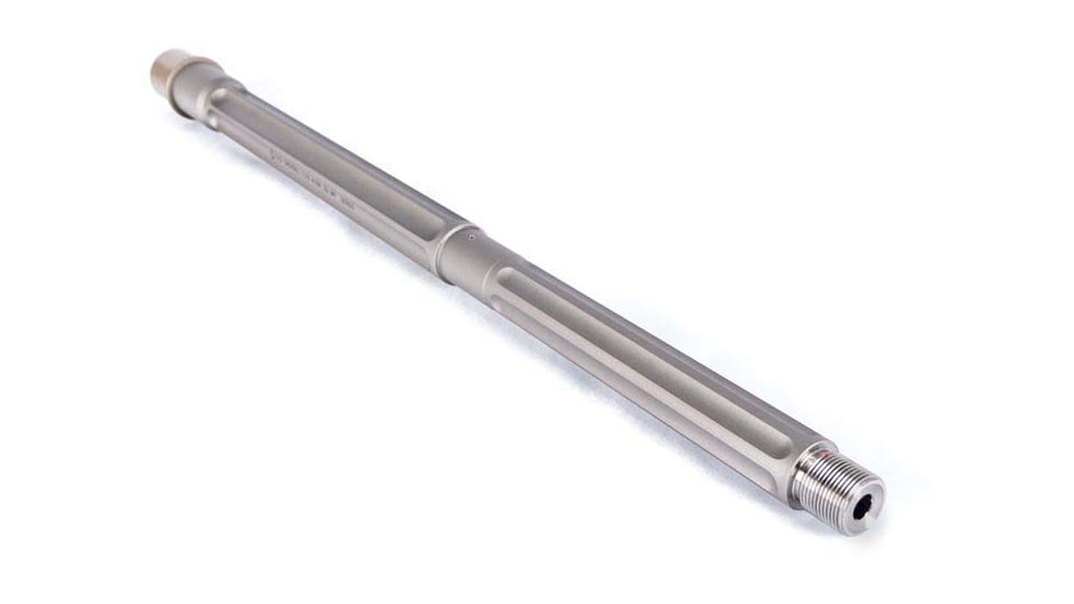 Ballistic Advantage Premium Series Threaded Barrel, 6.5mm Grendel II, 16in, Fluted, SPR, Mid-Length, 1-8 Twist, 5/8x24 Thread, Bead Blasted, Stainless Steel, BABL65G005PL