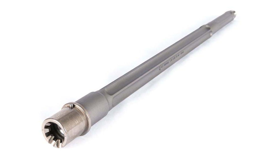 Ballistic Advantage Premium Series Threaded Barrel, 6.5mm Grendel II, 18in, Fluted, SPR, Rifle, 1-8 Twist, 5/8x24 Threaded, Bead Blasted, Stainless Steel, BABL65G003PL