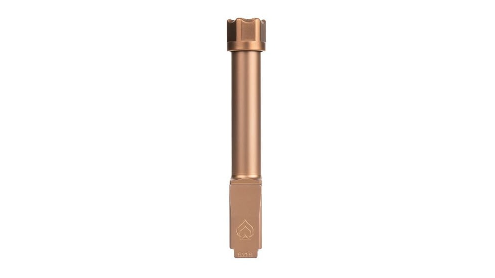Ballistic Advantage PVD Glock 43/43X 9mm Luger Threaded Pistol Barrel, 3.9 inch, 1-10 Twist, PVD, Copper, BAPSG43XT1R