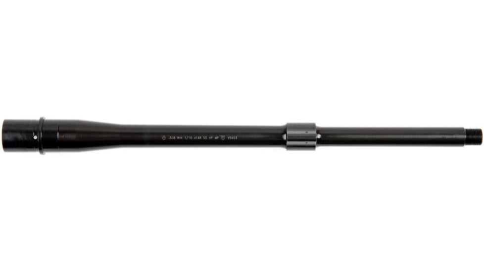 Ballistic Advantage Threaded Barrel, .308, 16in, Hanson, Mid-Length, 1-10 Twist, 5/8x24 Thread, QPQ Corrosion Resistant, Black, BABL308017PQ