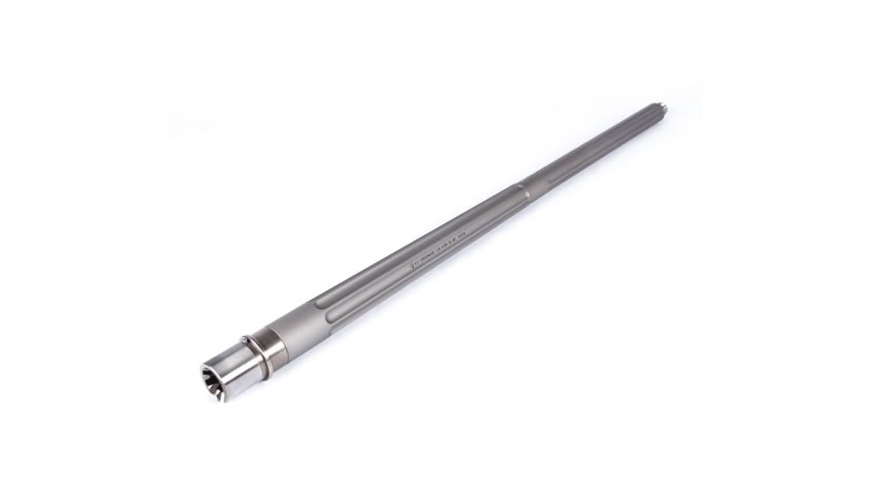 Ballistic Advantage Threaded Barrel, 6.5mm Creedmoor, 24in, Heavy Fluted, Rifle, 1-8 Twist, 5/8x24 Thread, Bead Blasted, Stainless Steel, BABL65CR04PL