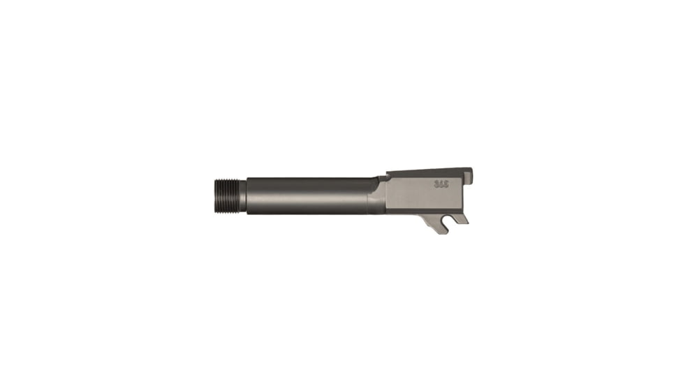 Ballistic Advantage Threaded Pistol Barrel, SIG P365 Standard Non-Fluted w/o LCI, 1-10 Twist, 1/2x28, PVD Light Gray, BAPSS65ST1L