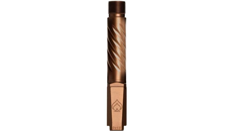 Ballistic Advantage Threaded Pistol Barrel, SIG P365 Standard Spiral Fluting w/o LCI, 1-10 Twist, 1/2x28, PVD Copper, BAPSS65ST3R