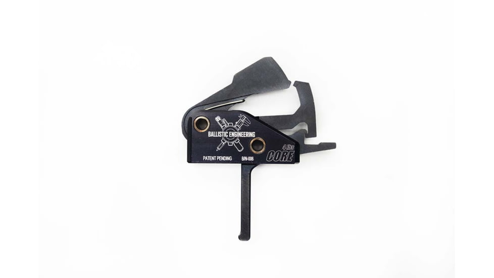 Ballistic Engineering AR Core Trigger, Straight, 4lb, Black, TRAR-CORE-ST