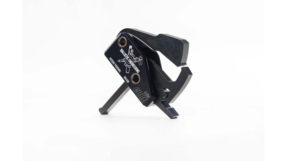 Ballistic Engineering AR Core Trigger, Straight, 4lb, Black, TRAR-CORE-ST