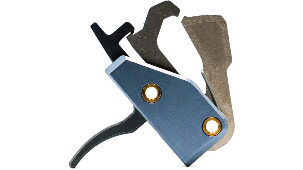Ballistic Engineering AR Accurized PRO Trigger, Curved, 2-5lb, Grey, ARACCUPROST