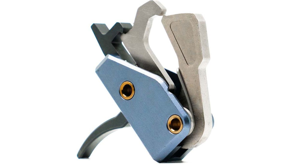 Ballistic Engineering AR Accurized PRO Trigger, Curved, 2-5lb, Grey, ARACCUPROST