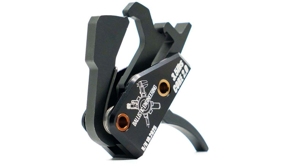 Ballistic Engineering AR Core Trigger, Curved, 4lb, Black, ARCORECR